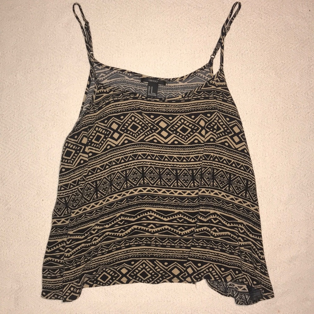 Forever 21 Aztec Print Tank Size M
